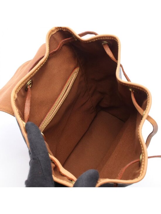 Louis Vuitton Backpack Montsouris MM Canvas Leather